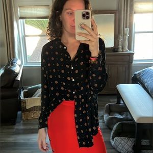 Free People Button Down Shirt or mini dress